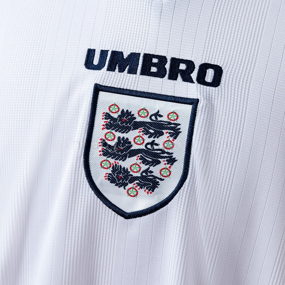 England Jersey 1996 Home Retro Kit Long Sleeves product image 4