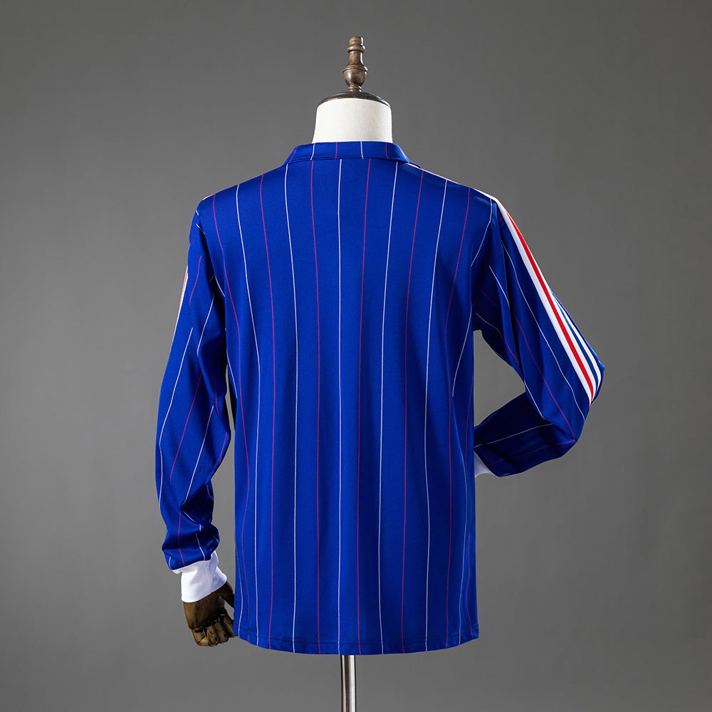 Retro France Home Jersey 1980-1982 Long Sleeves Football product image 2