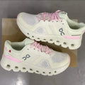 On Cloudrunner 2 Pink/White Running Shoes product image 1, provided for visual reference and product detail review