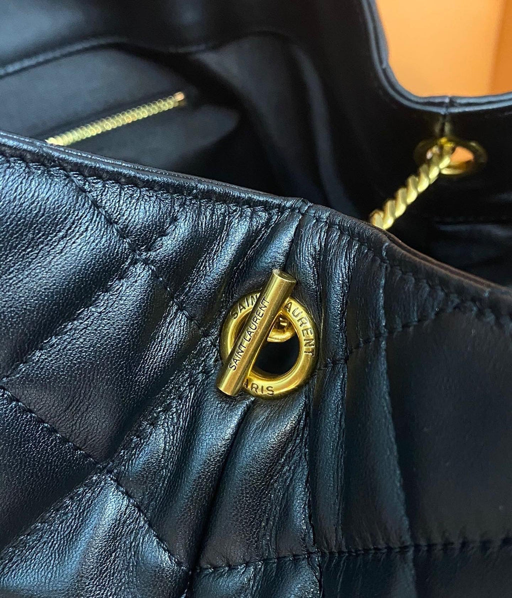 Saint Laurent Icare Extra Large Embellished Quilted Leather Tote - Black product image 6, provided for visual reference and
