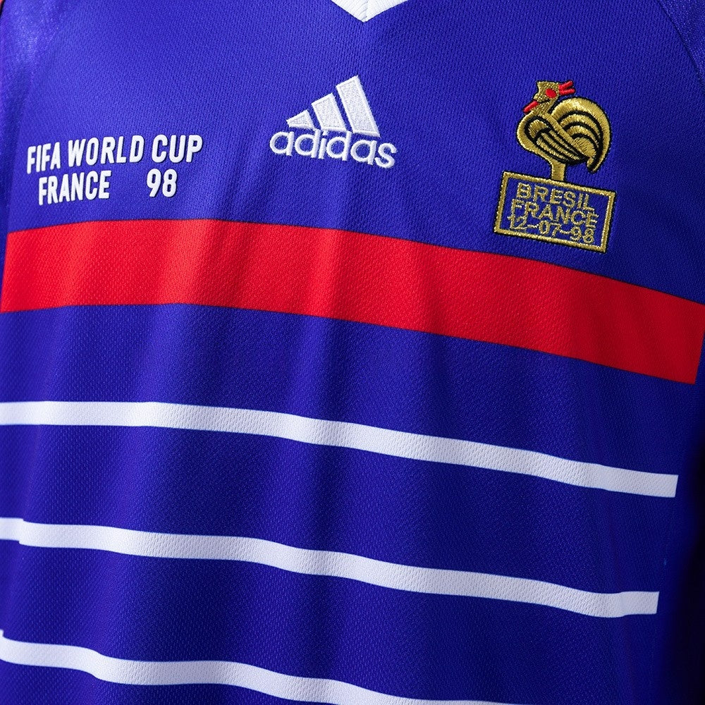 France Jersey 1998 Home Retro Football Kit Long Sleeves product image 6