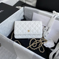 Chanel Wallet On Chain WOC White product image 1, provided for visual reference and product detail review