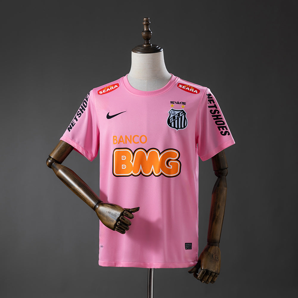 Santos Jersey 2012/13 Pink Retro Football Kit Soccer Shirt product image 1