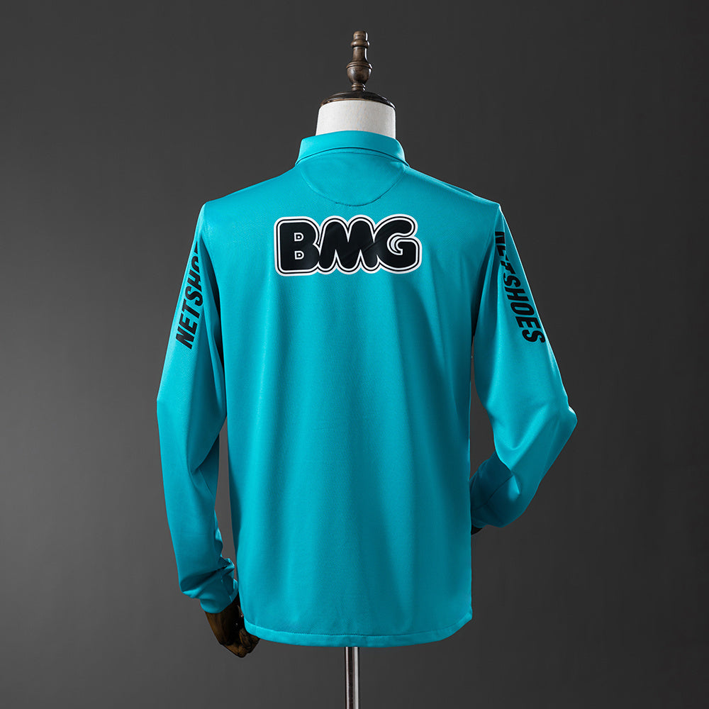 Santos Jersey 2012/13 Blue Retro Football Kit Long Sleeves product image 2