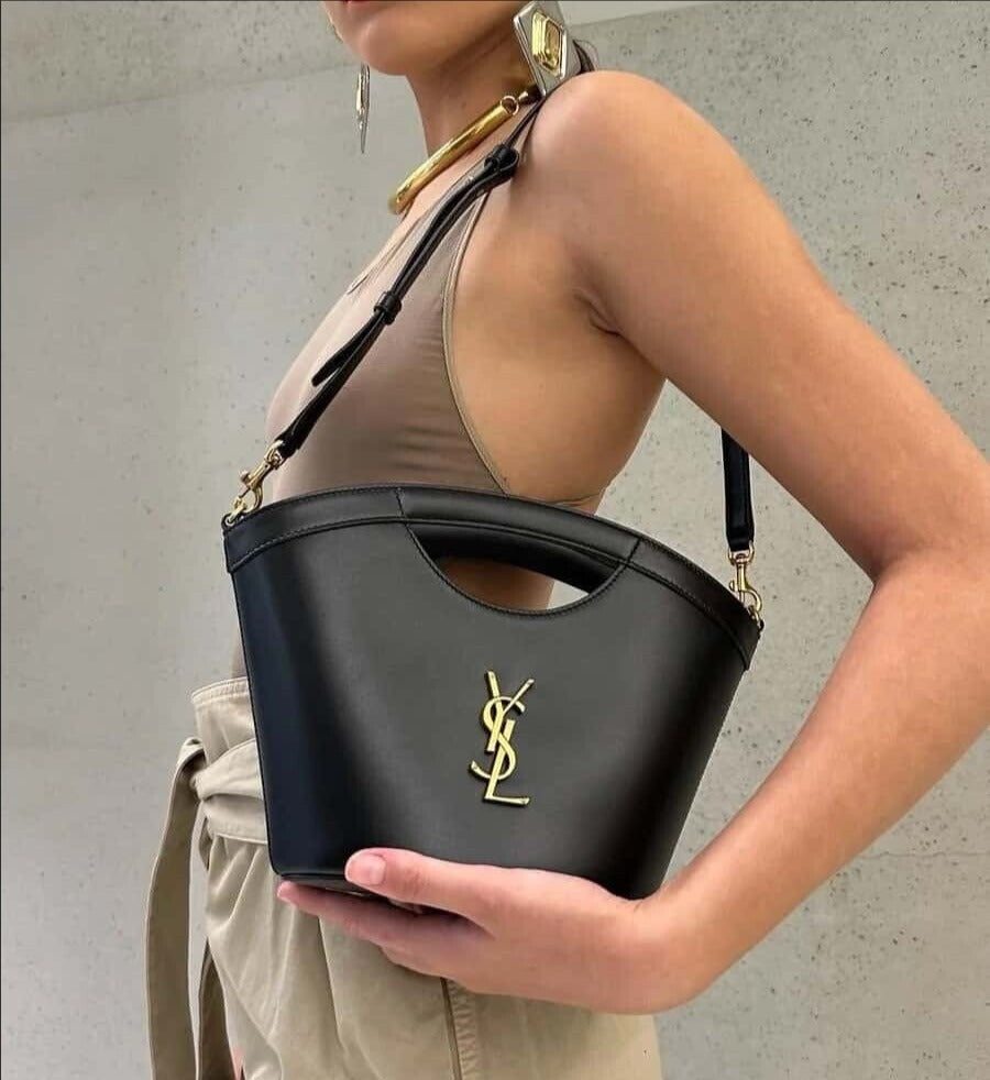 Saint Laurent Celia Mini Tote - Black product image 11, provided for visual reference and product detail review