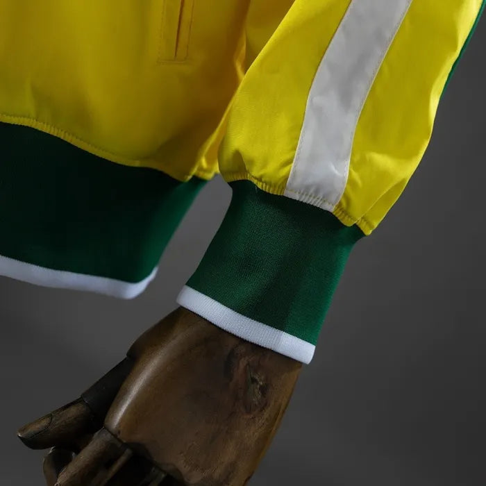 Brazil Windbreaker 2010-11 Yellow Football Kit Soccer Jersey product image 5