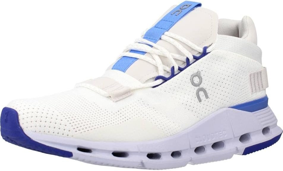 On Cloudnova Undyed White Lifestyle Sneakers product image 1, provided for visual reference and product detail review