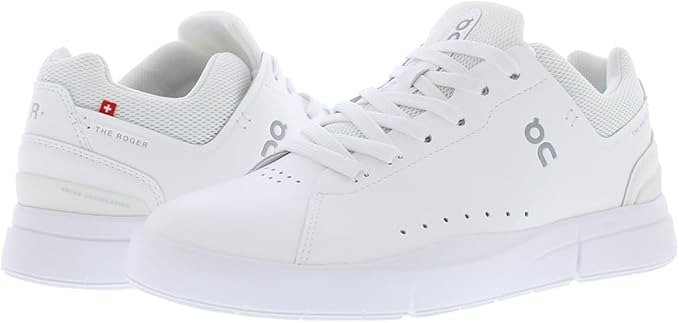 On The Roger Advantage White Lifestyle Sneakers product image 3, provided for visual reference and product detail review