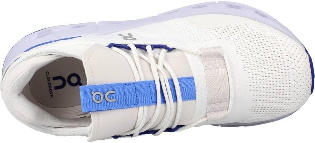 On Cloudnova Undyed White Lifestyle Sneakers product image 2, provided for visual reference and product detail review