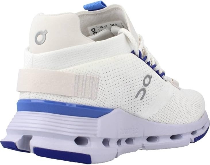 On Cloudnova Undyed White Lifestyle Sneakers product image 7, provided for visual reference and product detail review