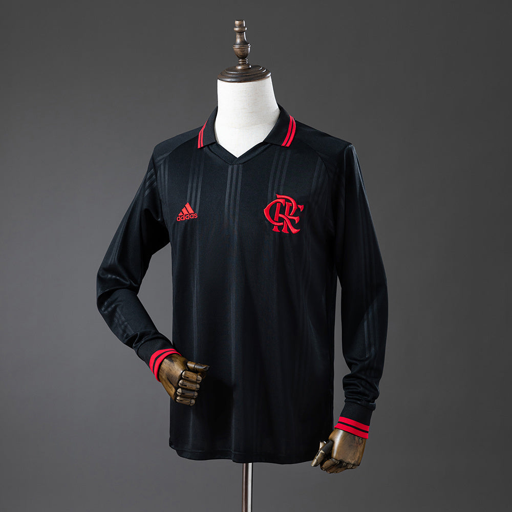 Flamengo Jersey 2019-20 Black Retro Kit Long Sleeves product image 1
