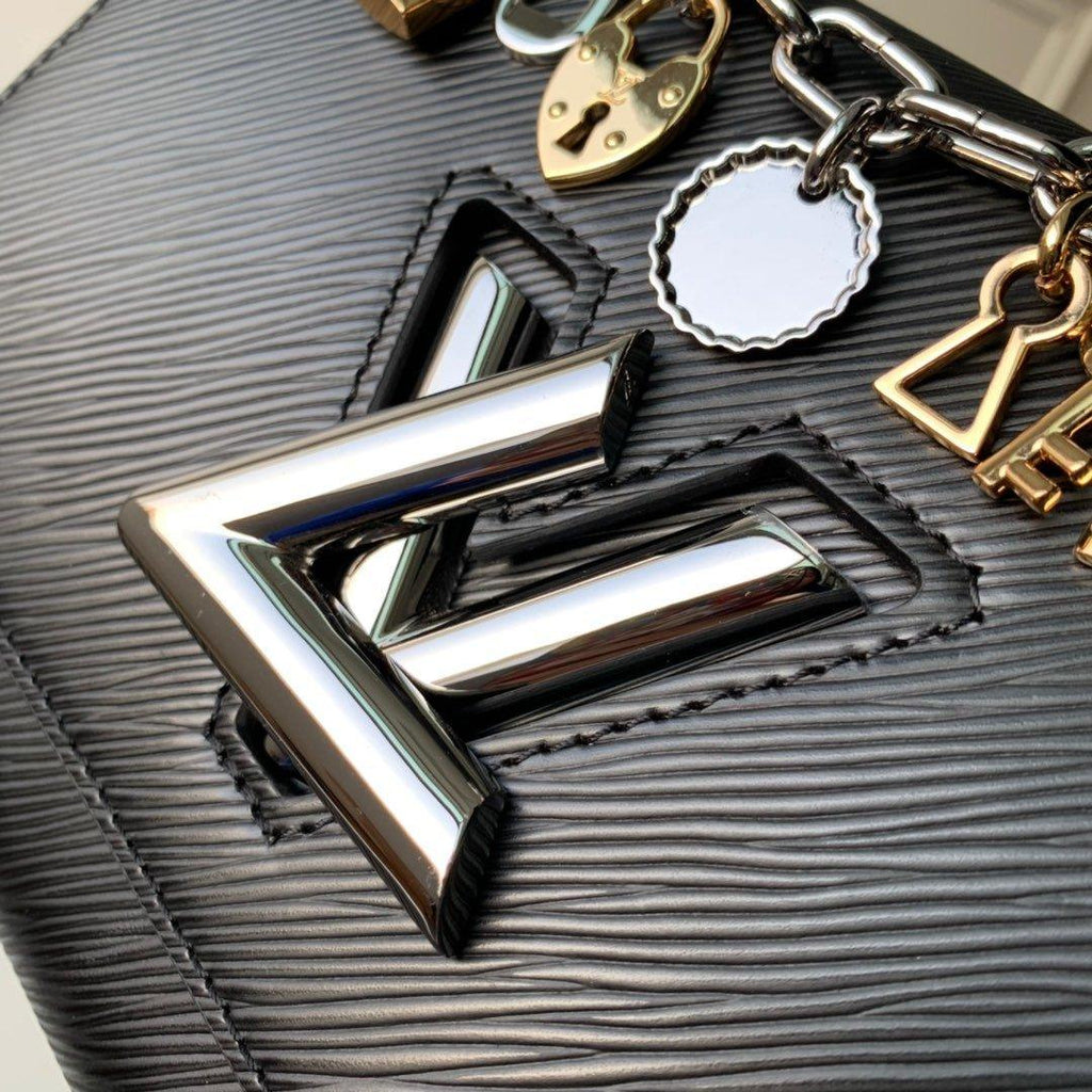 LV Twist MM Epi Leather Handle Crossbody Bag with LV Twist Lock and Love Lock Charms product image 7, provided for visual