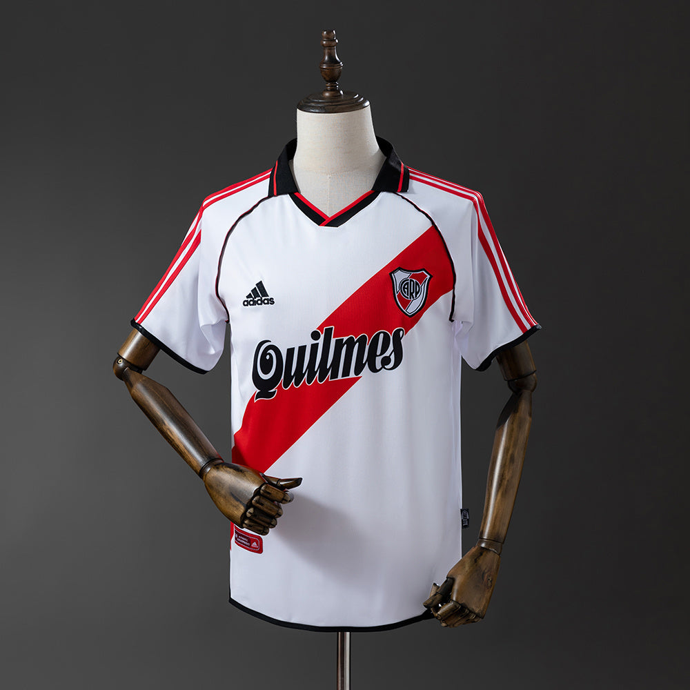 River Plate Jersey 2000-01 Home Retro Football Kit product image 1