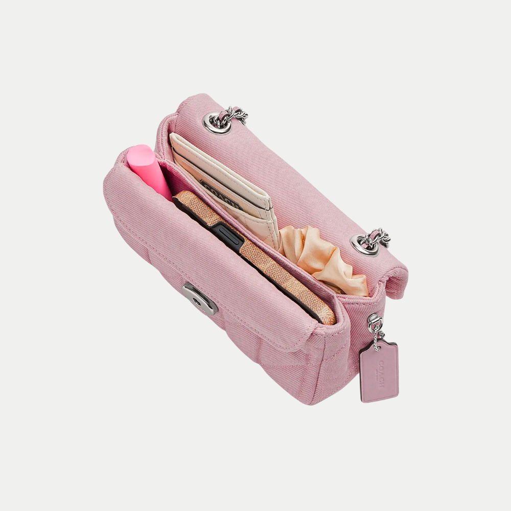 Coach Tabby Shoulder Bag 20 Quilting Pink product image 5, provided for visual reference and product detail review
