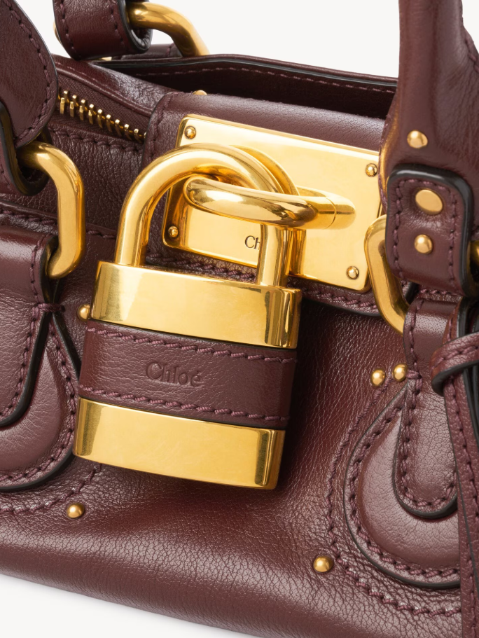 Chloe Small Paddington Bag in Grained Leather product image 4, provided for visual reference and product detail review