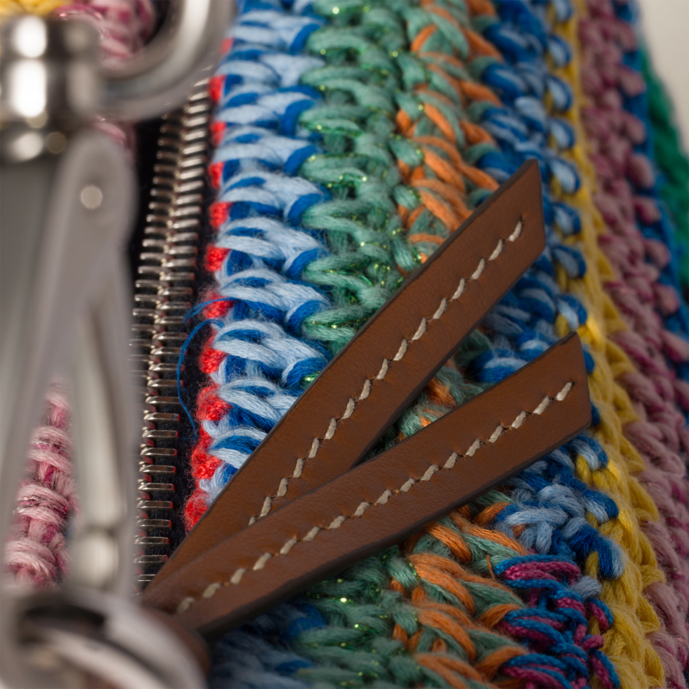 Miu Miu Multicolored Crochet Pouch product image 5, provided for visual reference and product detail review