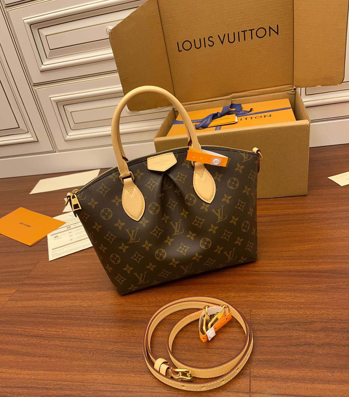 Louis Vuitton Boetie Handbag - Brown product image 1, provided for visual reference and product detail review
