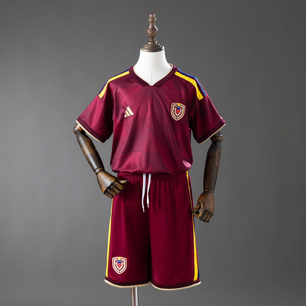 Kids Venezuela Home Jersey 2026 Football Kit Soccer