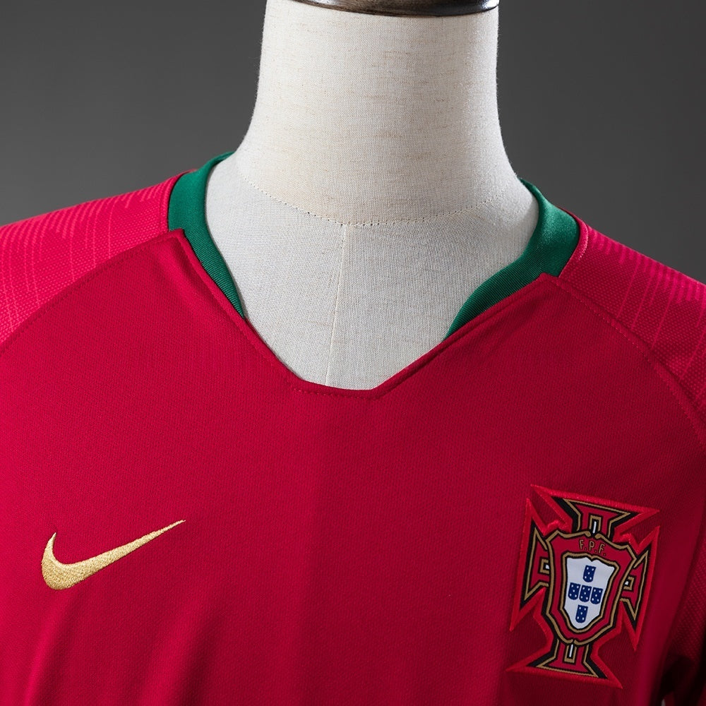 Portugal Home Jersey 2018 Long Sleeves Retro Football Kit product image 7