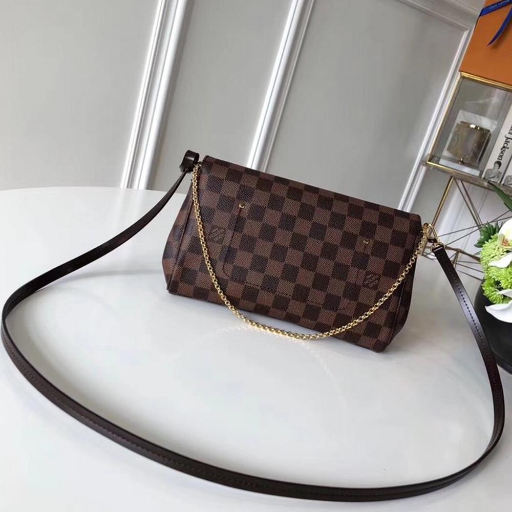 LV Favorite MM Damier Ebene Shoulder Bag product image 5, provided for visual reference and product detail review
