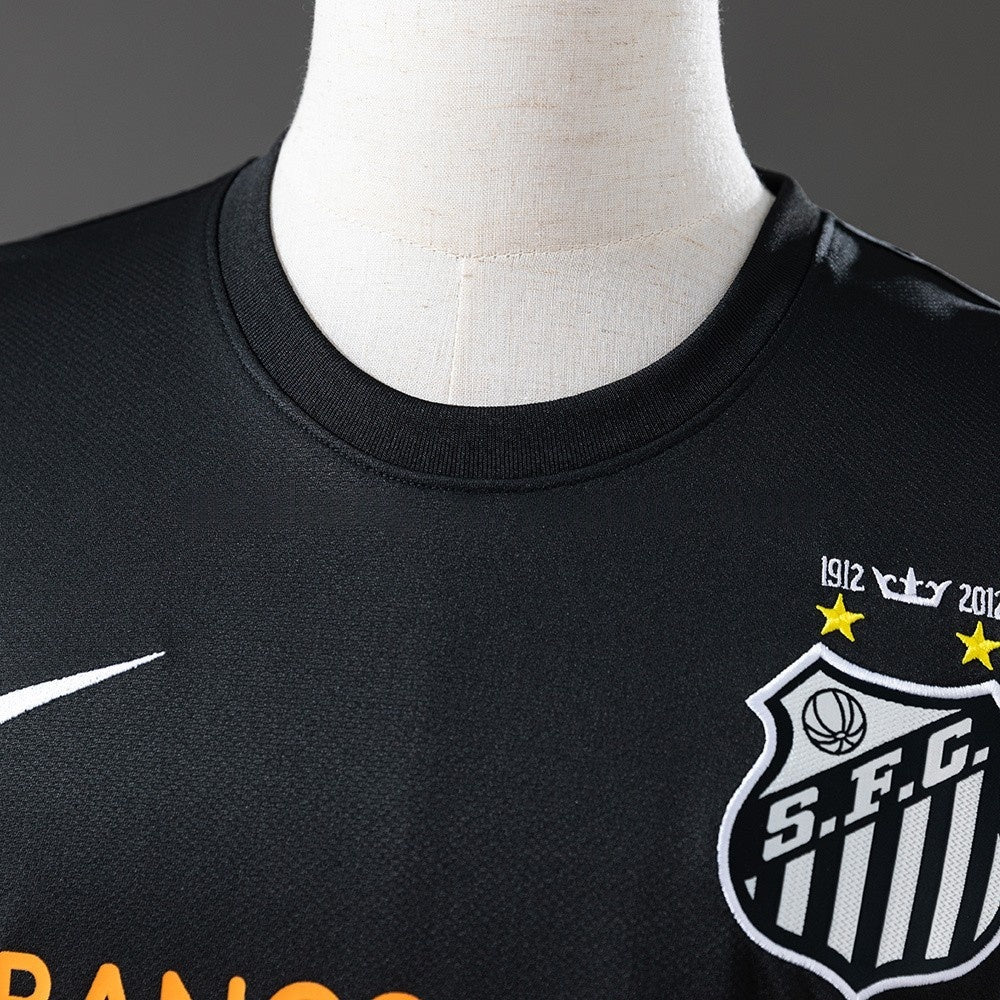 Santos Jersey 2012/13 Black Retro Football Kit product image 7