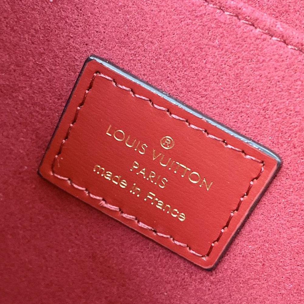 LV Dauphine MM Cherry Red Handbag product image 8, provided for visual reference and product detail review