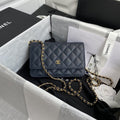 Chanel Wallet On Chain WOC Blue product image 1, provided for visual reference and product detail review