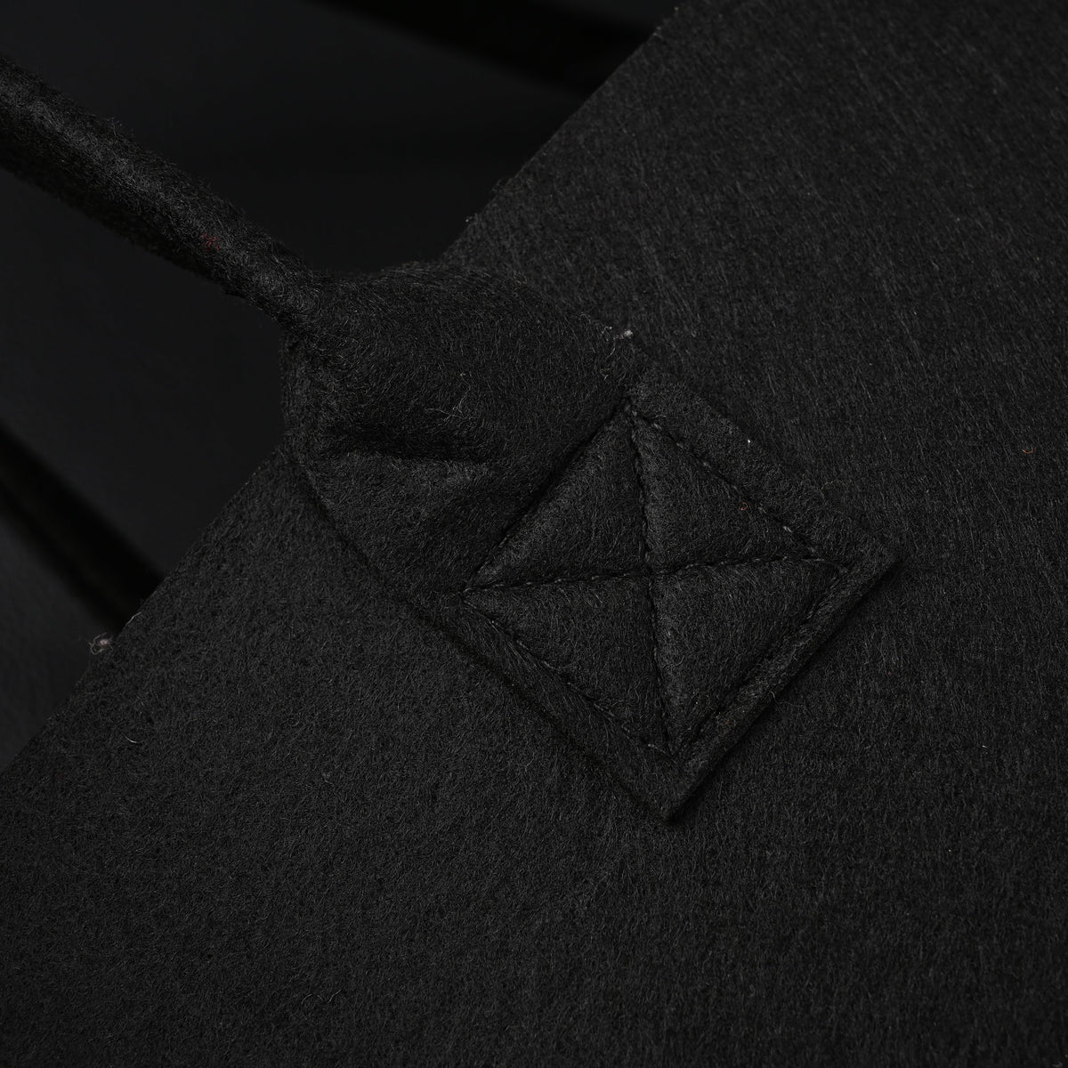 Maison Margiela MM6 Tote Bag – Limited Edition Black Canvas Shopper product image 7, provided for visual reference and