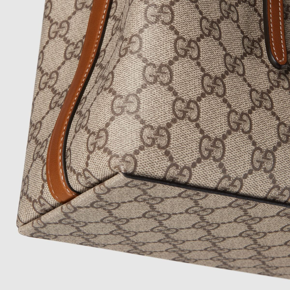 Gucci GG Emblem Medium Tote Bag product image 6, provided for visual reference and product detail review