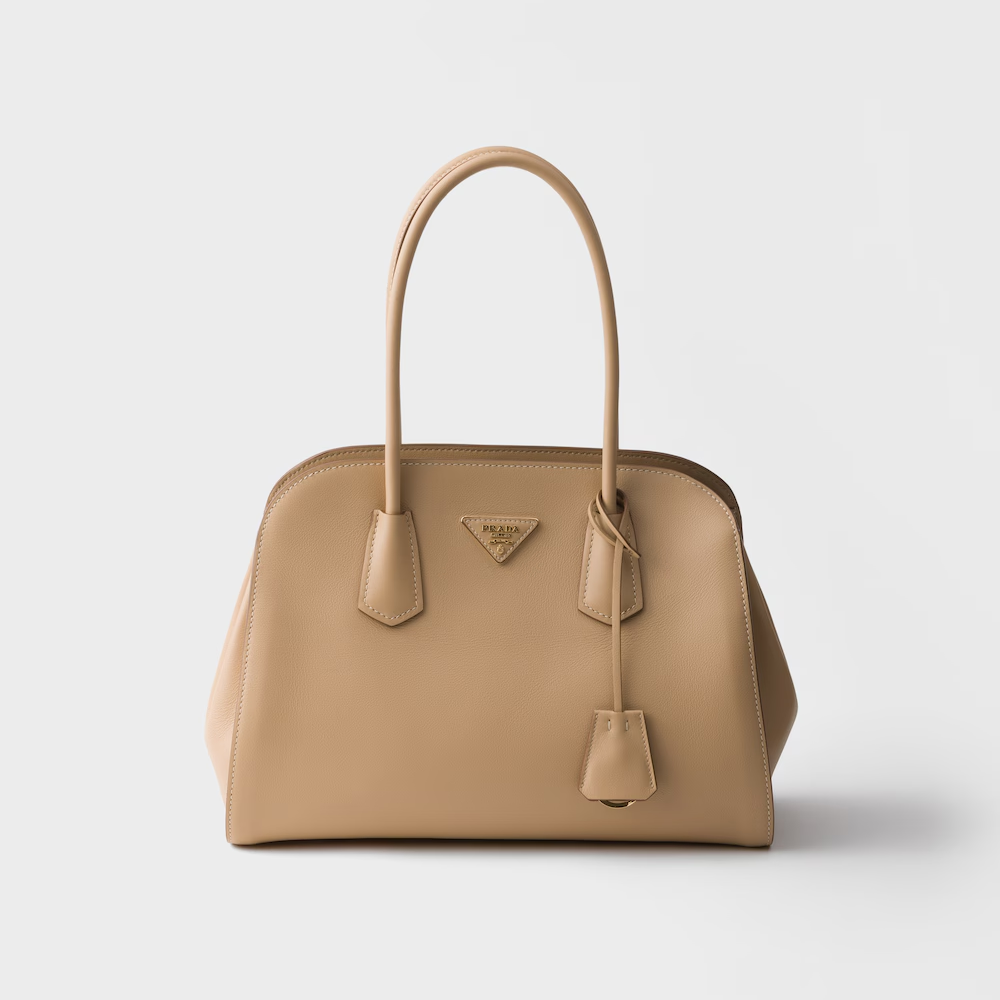 Prada Medium Leather Tote Bag product image 1, provided for visual reference and product detail review