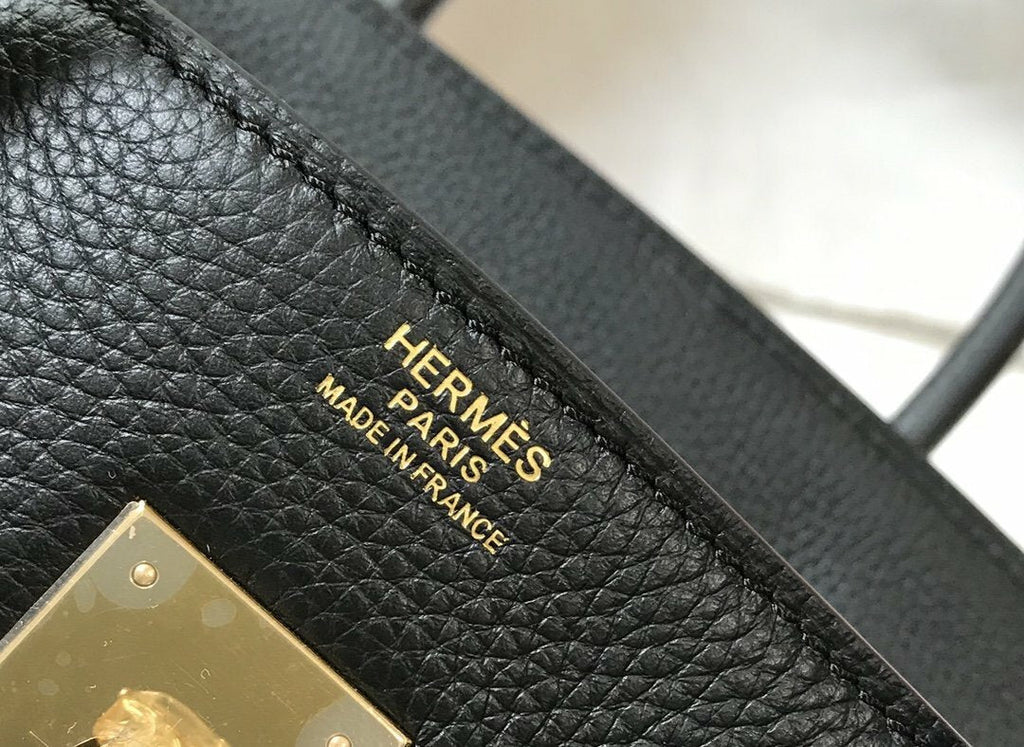 Hermes Handle Bag 30cm Black product image 8, provided for visual reference and product detail review