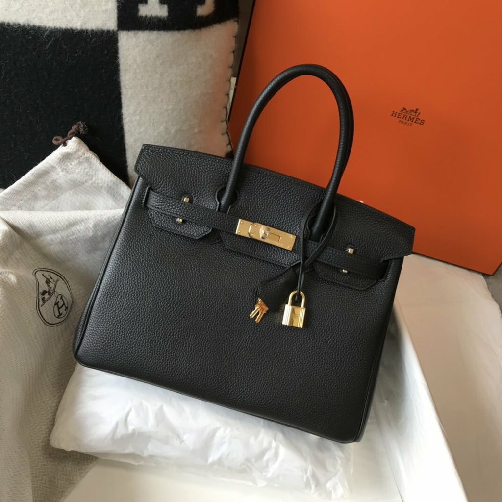 Hermes Handle Bag 30cm Black product image 9, provided for visual reference and product detail review