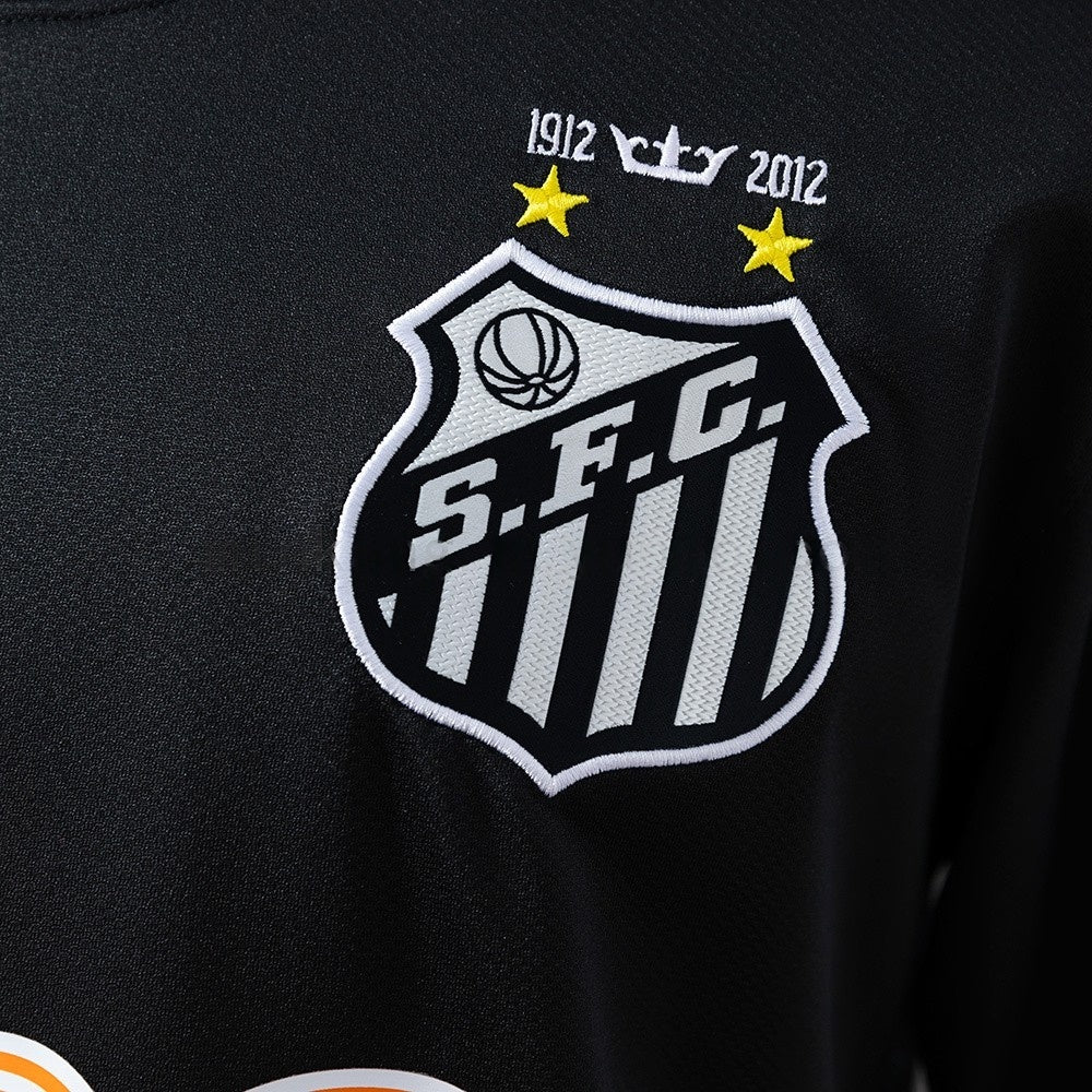 Santos Jersey 2012/13 Black Retro Football Kit product image 5