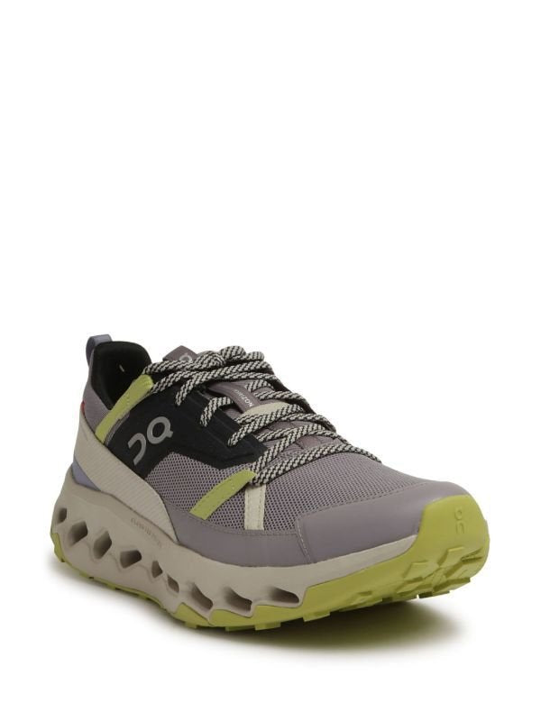 On Cloudhorizon Waterproof Grey/Green Hiking Shoes product image 2, provided for visual reference and product detail review