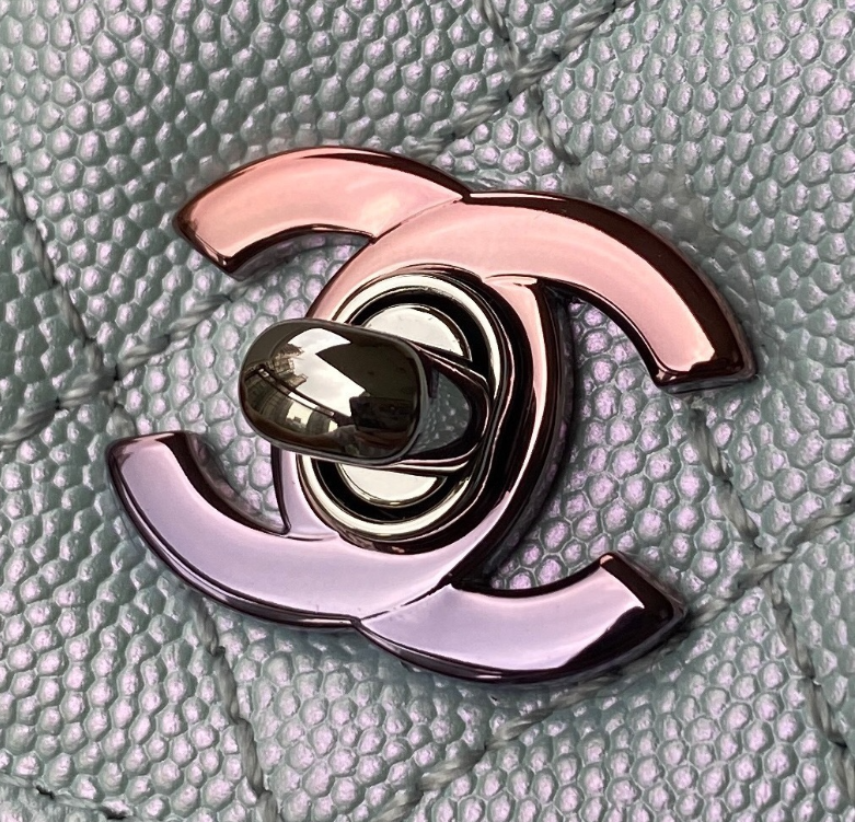 Chanel Coco Handle Bag 92990 23cm - Blue product image 6, provided for visual reference and product detail review