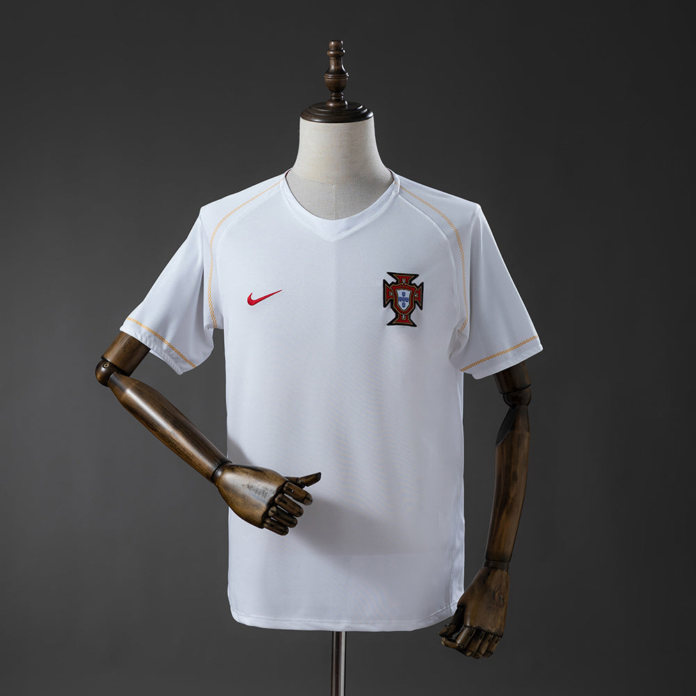 Portugal White Jersey 2006 Retro Football Kit Soccer Shirt product image 1