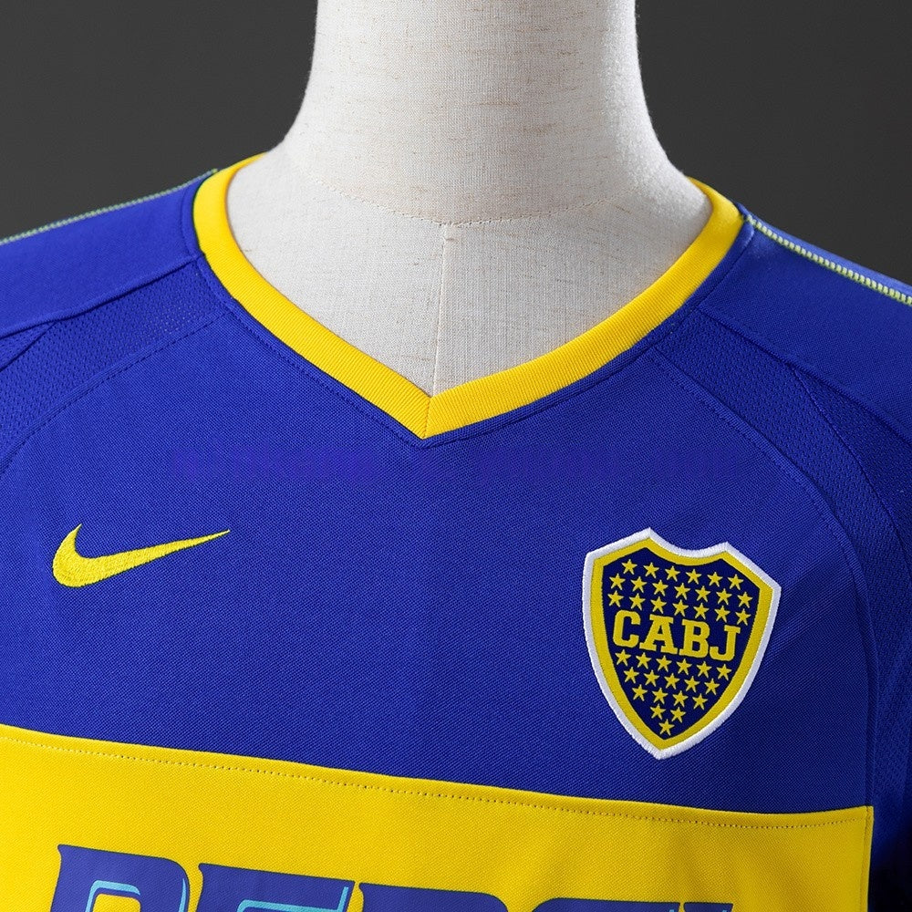 Boca Juniors Jersey 2003-04 Home Retro Football Kit Long product image 8