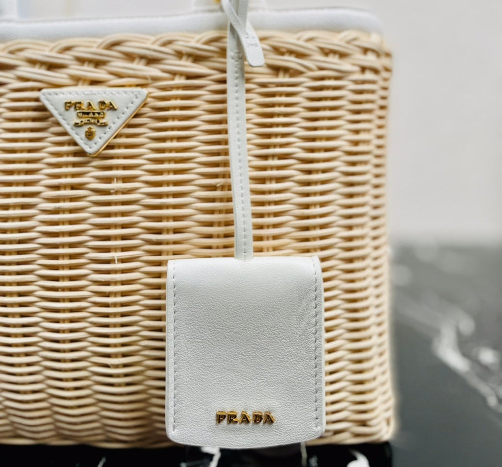 Prada Bucket Handle Bag 1BG835 02 - Beige product image 2, provided for visual reference and product detail review