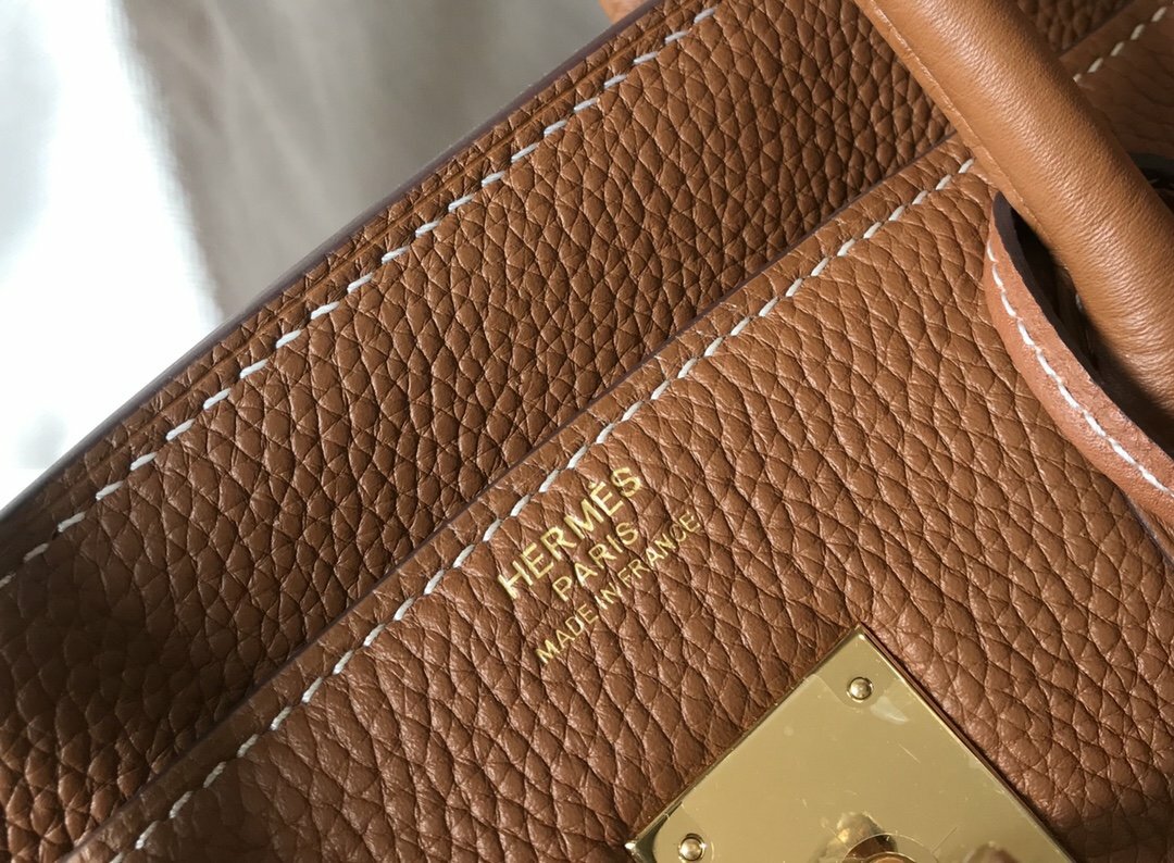 Hermes Hms Handle Bag 30cm Brown product image 4, provided for visual reference and product detail review