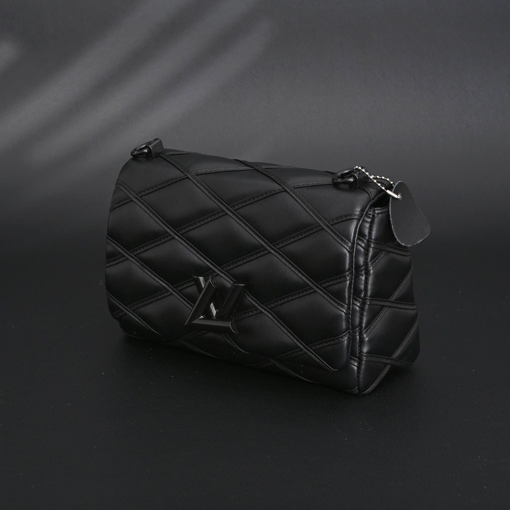 Louis Vuitton Go-14 MM Quilted Leather Chain Shoulder Bag – Black - Classic Black product image 1, provided for visual