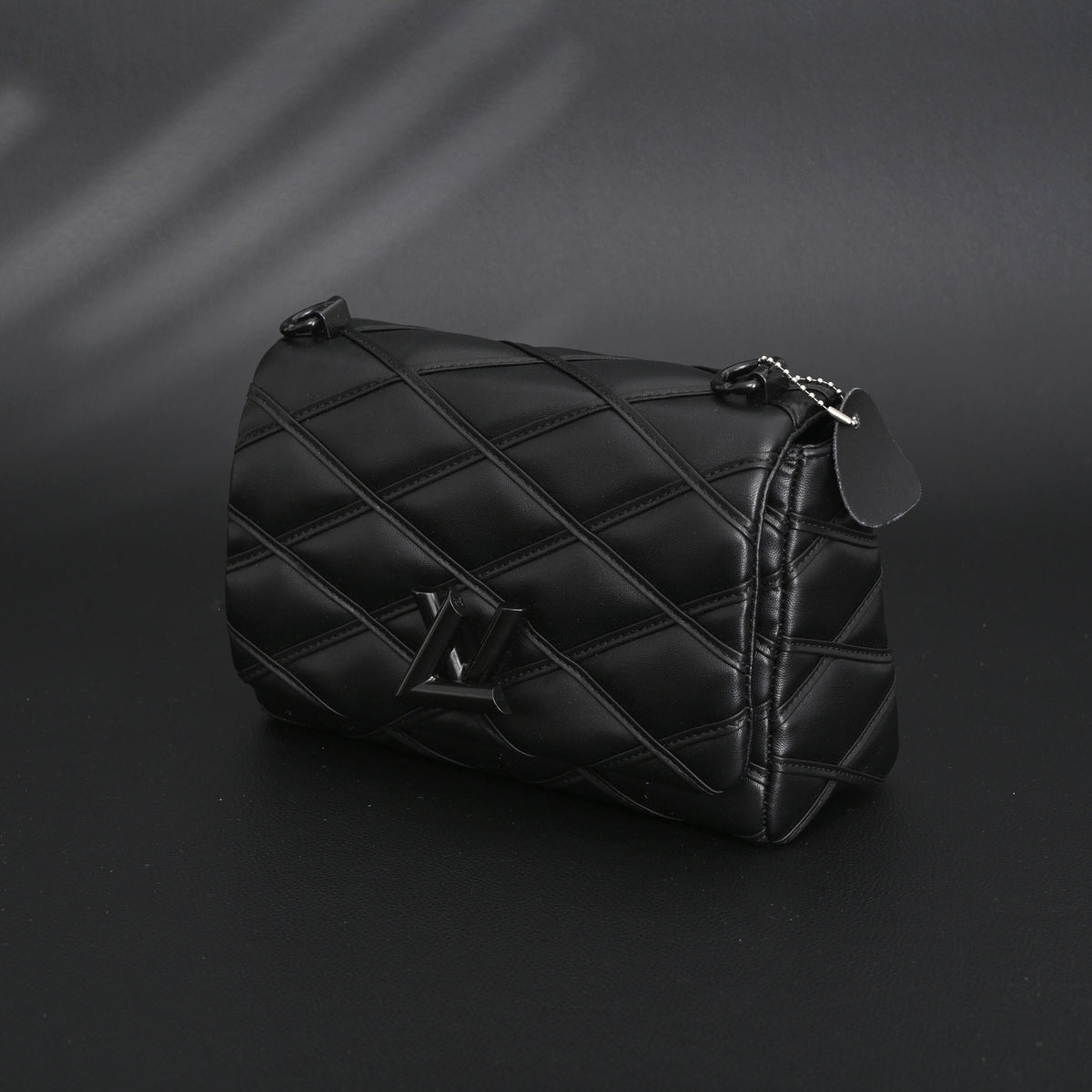 Louis Vuitton Go-14 MM Quilted Leather Chain Shoulder Bag – Black - Classic Black product image 1, provided for visual