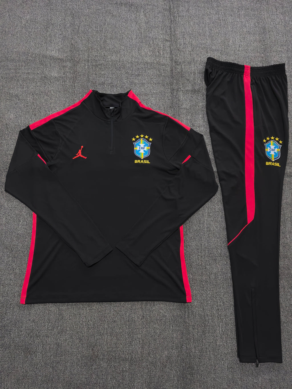 Kids Brazil Training Tracksuits 2026 Football Kit Soccer product image 2
