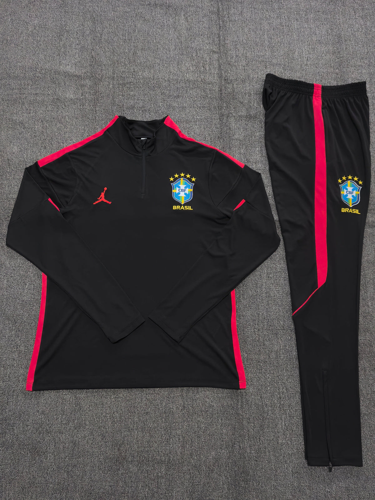Kids Brazil Training Tracksuits 2026 Football Kit Soccer product image 2