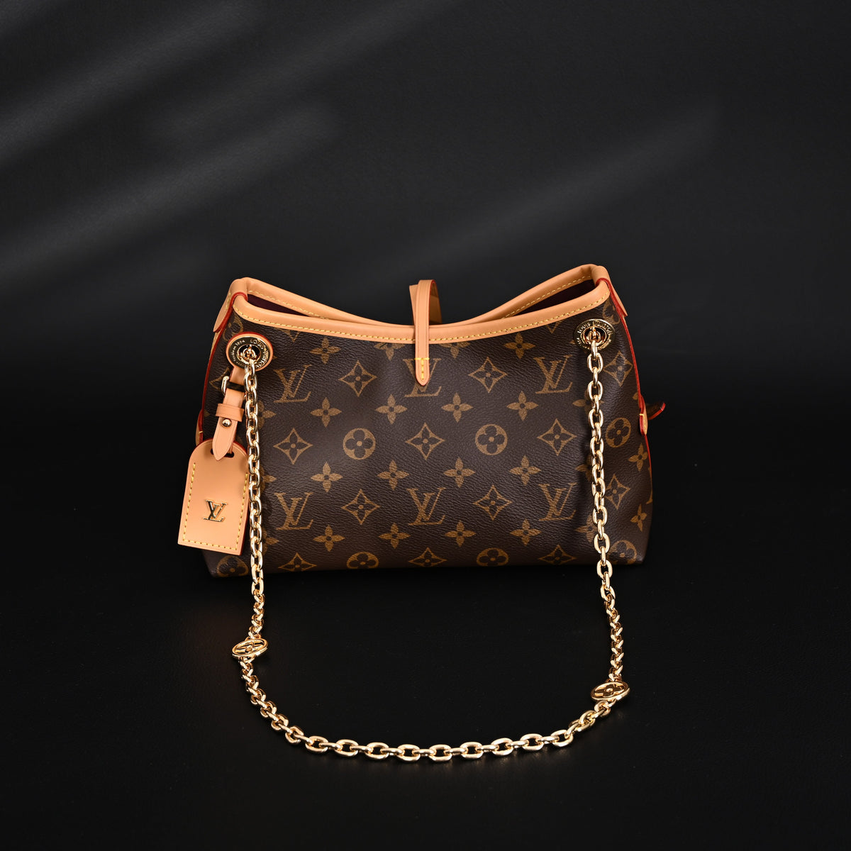Louis Vuitton Carryall BB Monogram Canvas Shoulder Bag – Classic Brown (M13014) product image 5, provided for visual