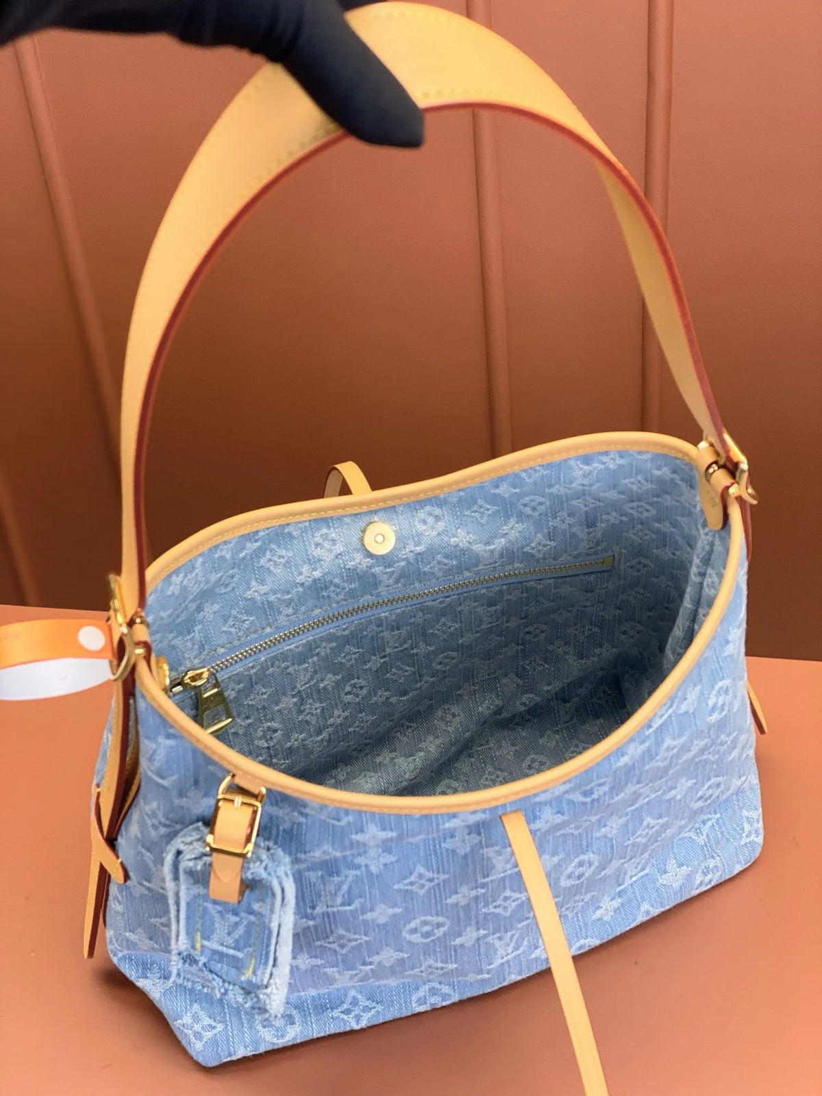 LV Carryall Denim Bag product image 3, provided for visual reference and product detail review