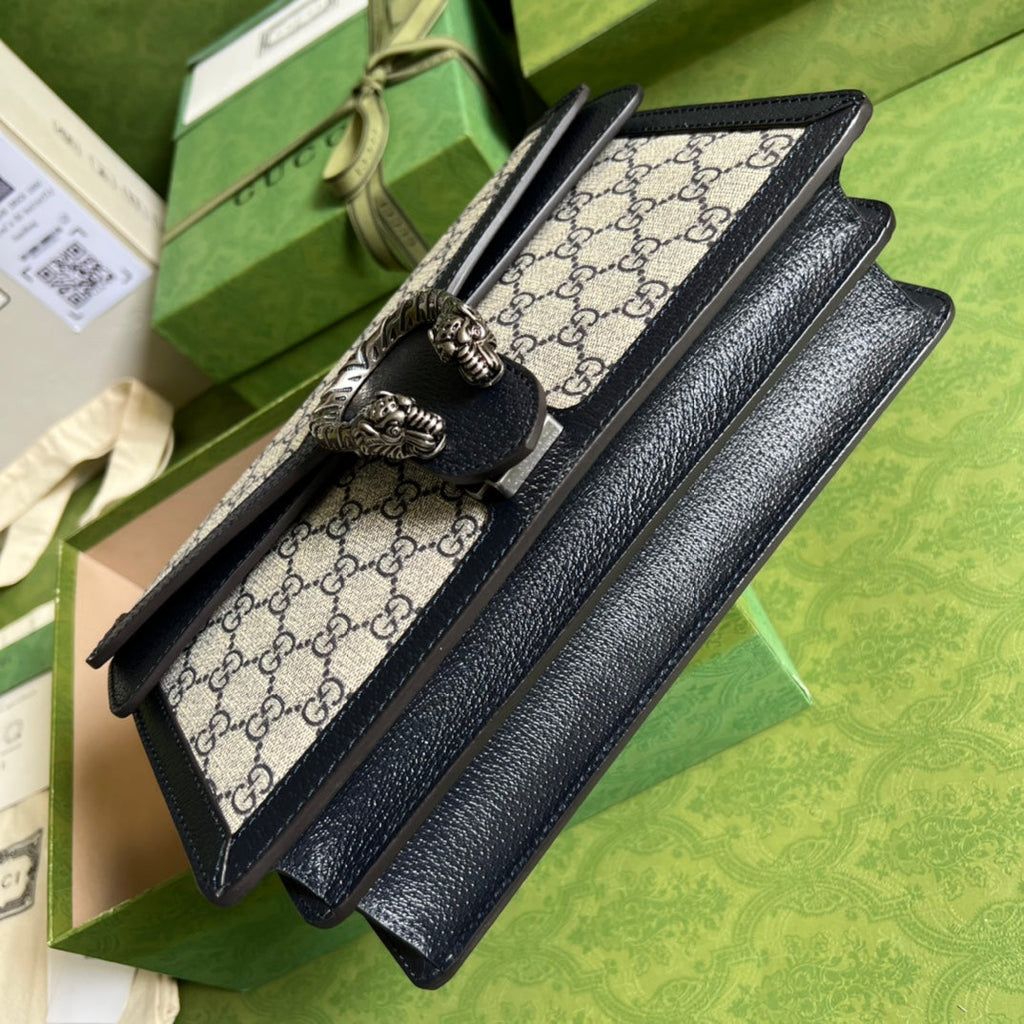 Gucci Dionysus GG Supreme Beige and Blue Shoulder Bag product image 5, provided for visual reference and product detail