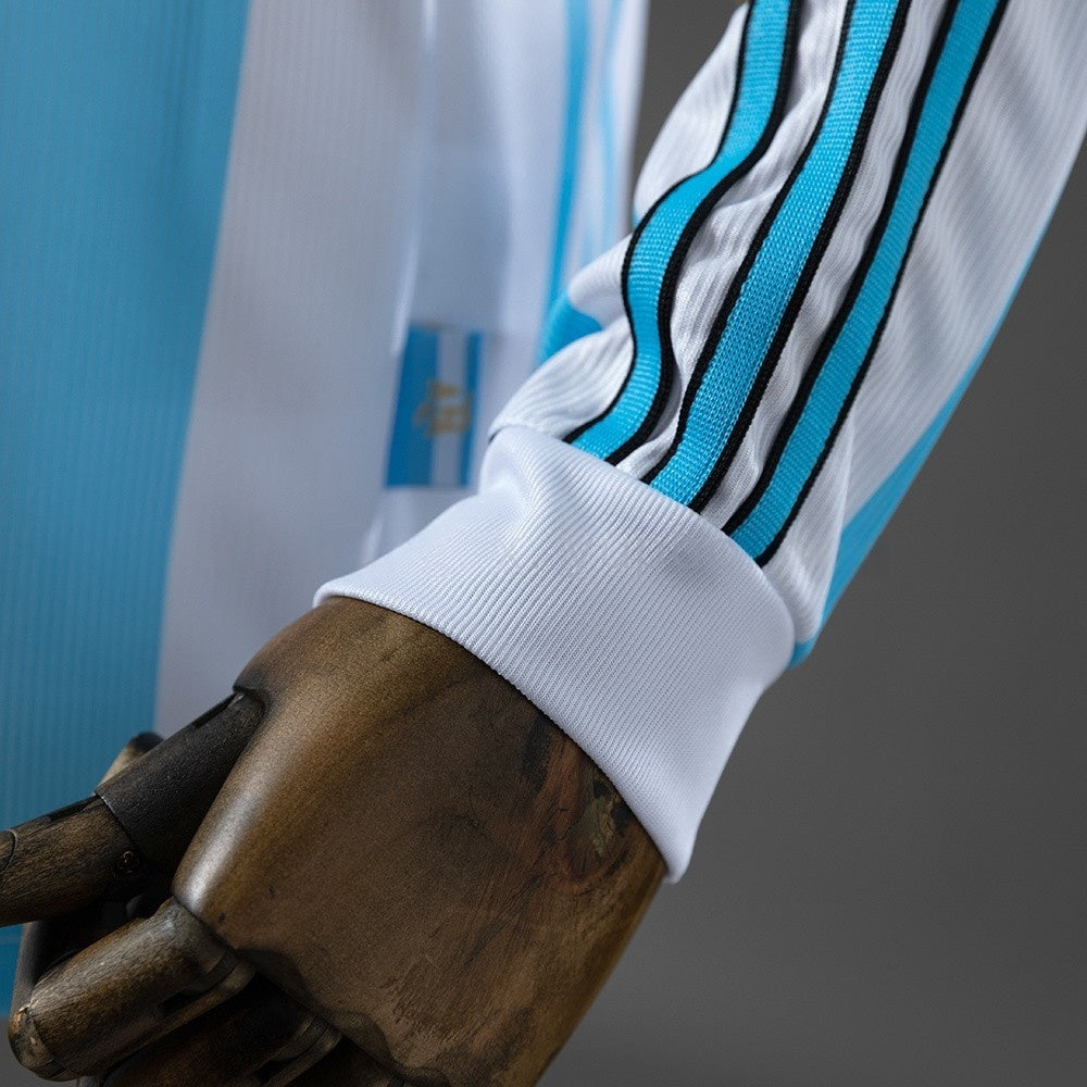 Argentina Jersey 1998 Home Retro Football Kit Long Sleeves product image 4