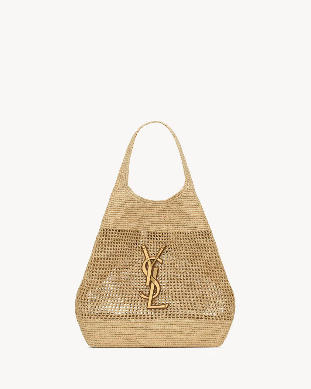 YSL Icare in Raffia Handbag product image 3, provided for visual reference and product detail review