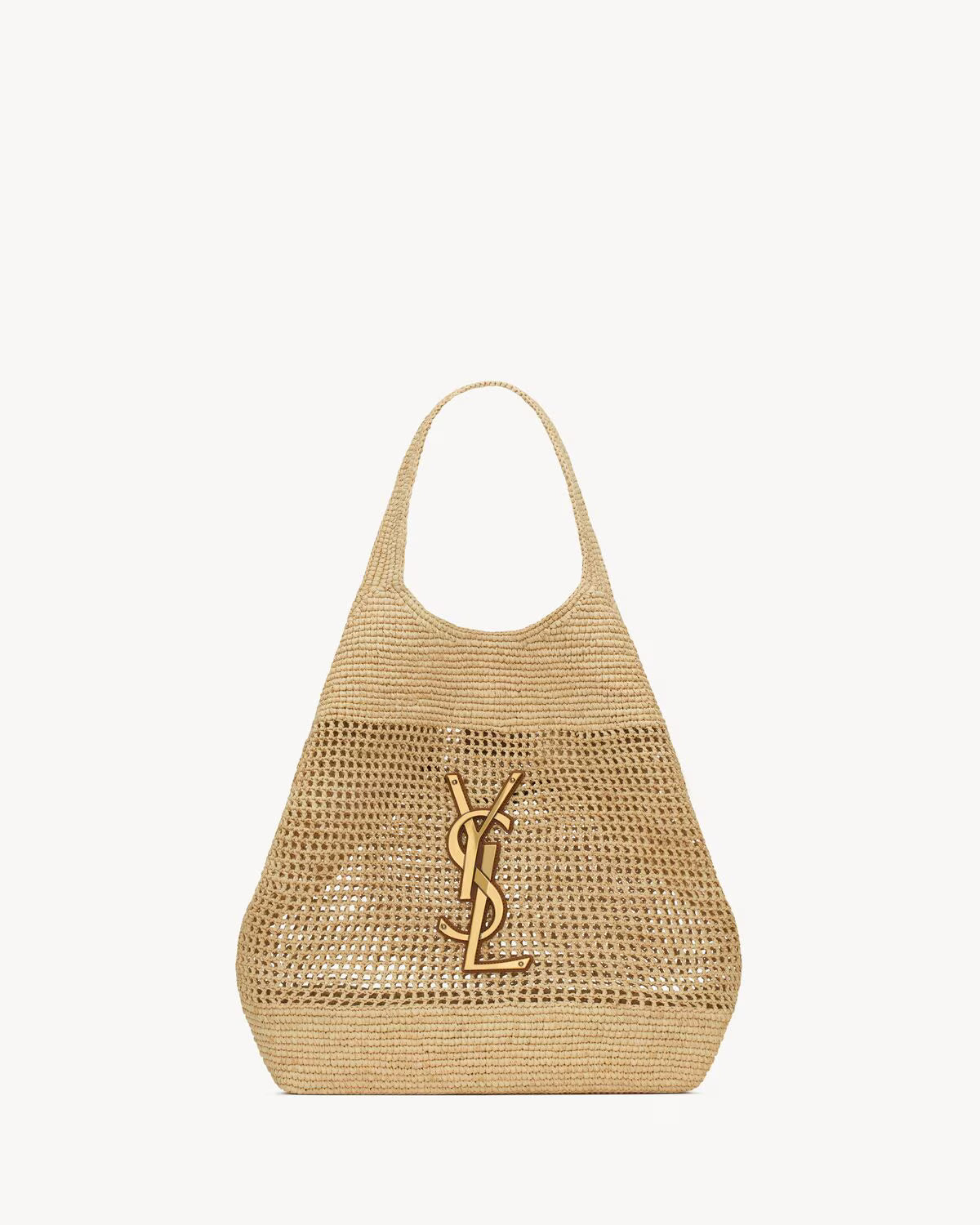 YSL Icare in Raffia Handbag product image 3, provided for visual reference and product detail review