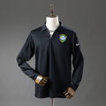 Brazil Jersey 2004 Black Retro Football Kit Long Sleeves product image 1
